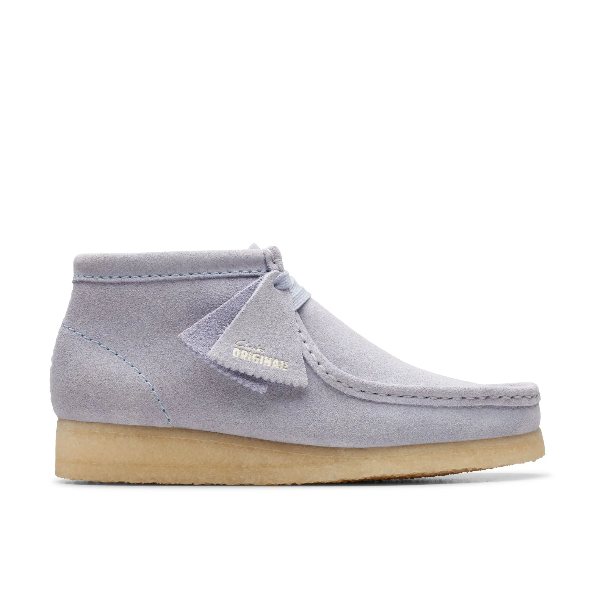 Clarks Originals Wallabee Boot Women’s Cloud Grey Suede 26176563
