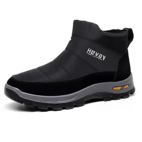 Cuzcare Orthopedic Snow Boots For Men Cushion Ankle Winter Shoes
