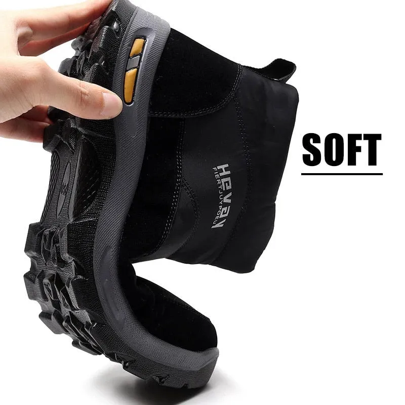 Cuzcare Orthopedic Snow Boots For Men Cushion Ankle Winter Shoes