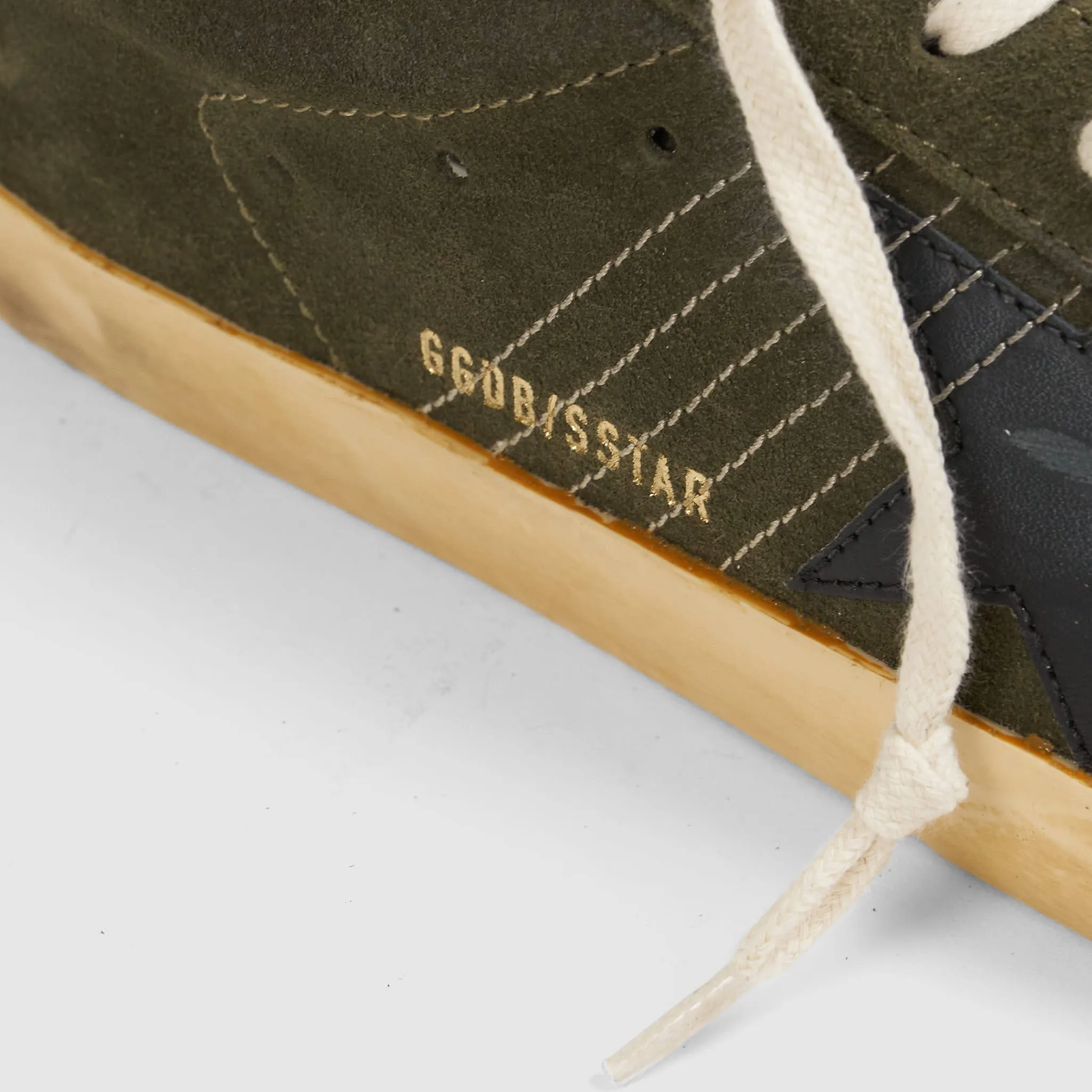 Golden Goose Superstar Green Black Bordeaux Sneakers
