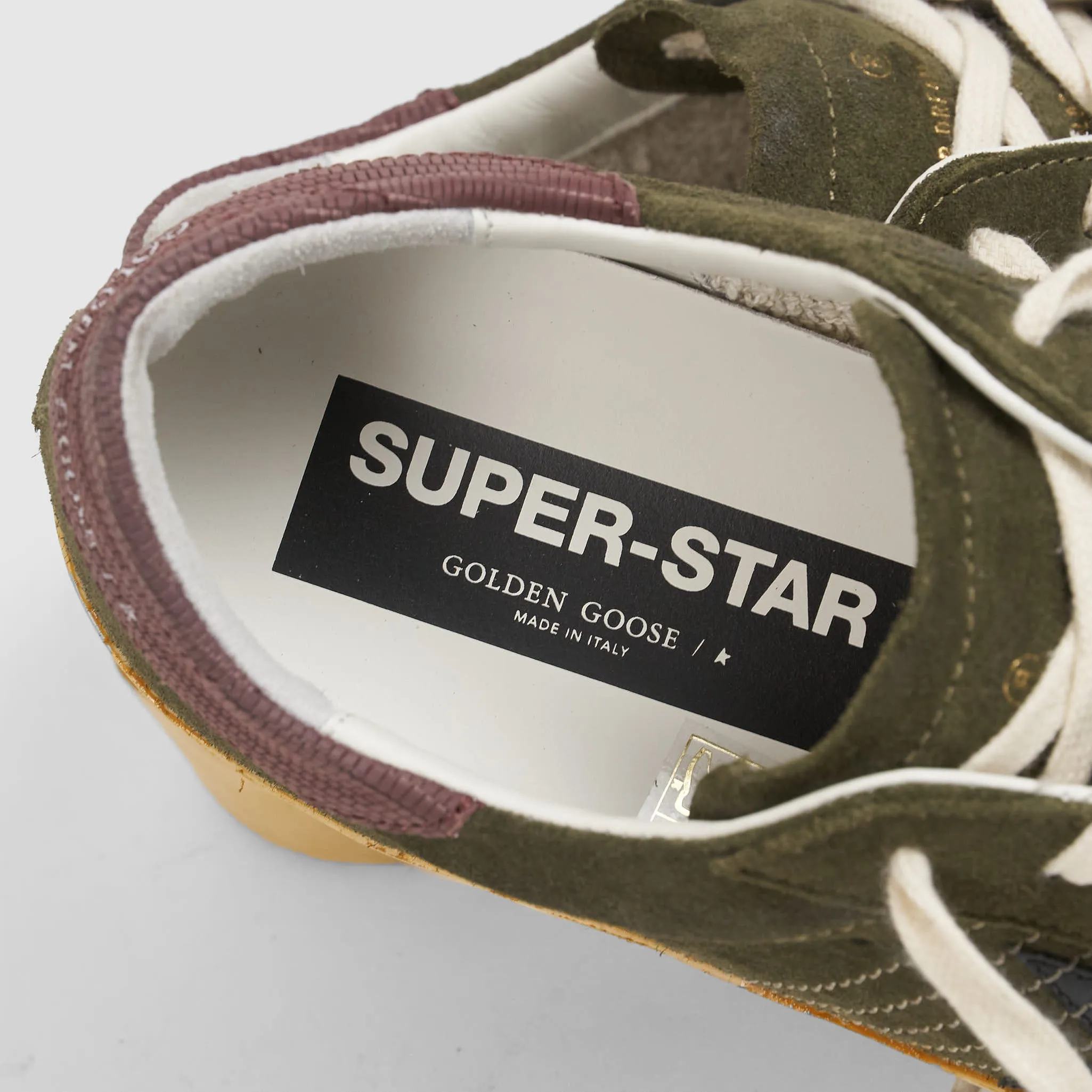 Golden Goose Superstar Green Black Bordeaux Sneakers