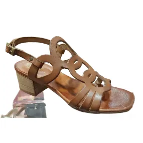 Nuovo Cuoieria E66 Brown Italian Leather  Sandal