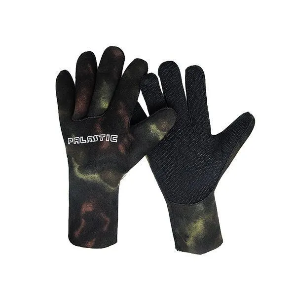 Palantic Spearfishing Scuba Diving Camouflage 3mm Neoprene Gloves