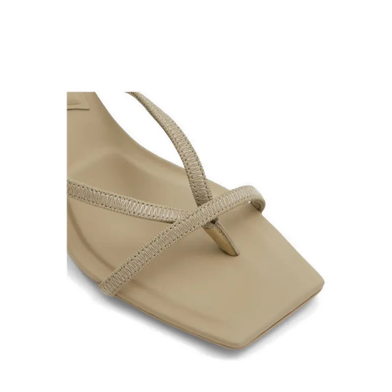 Sanne Heeled Sandals - Khaki
