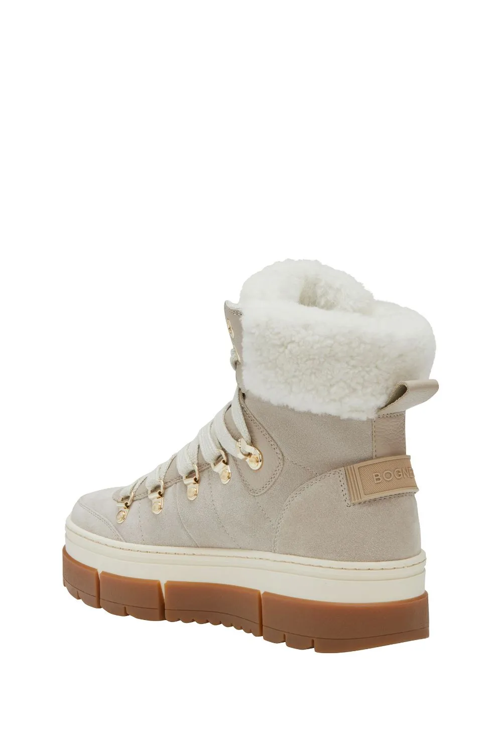 Vaduz S 5 Suede/Shearling Boots with Spikes