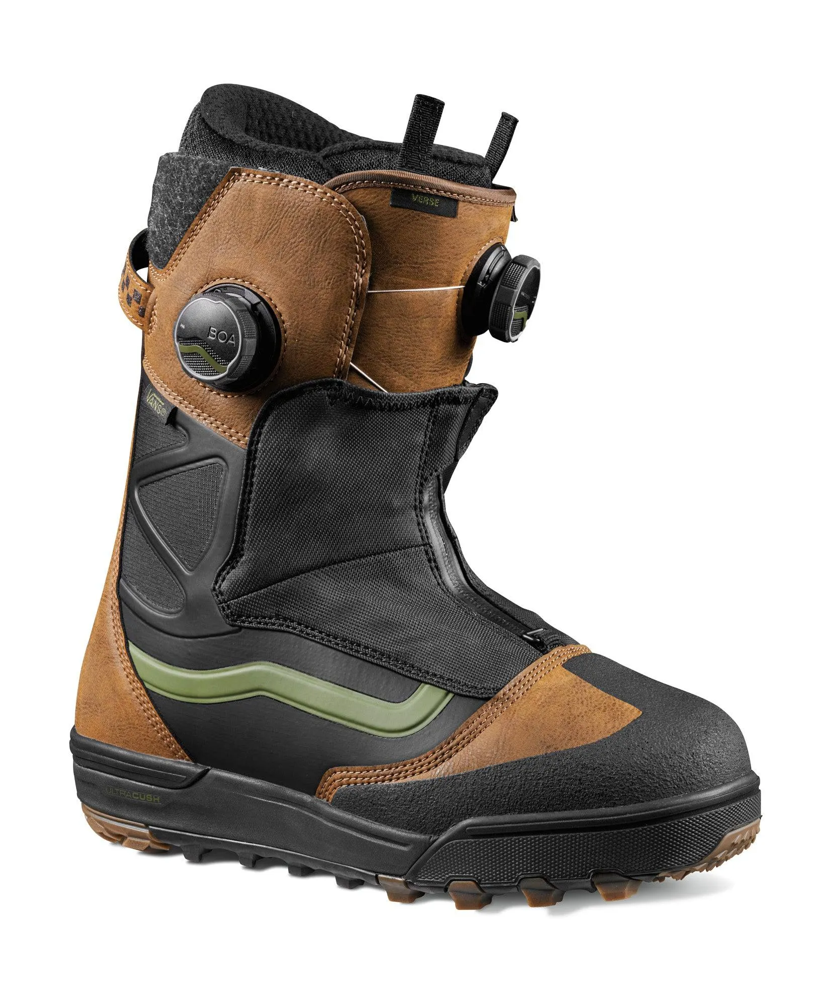 Vans Verse Snowboard Boot in Brown and Black 2023